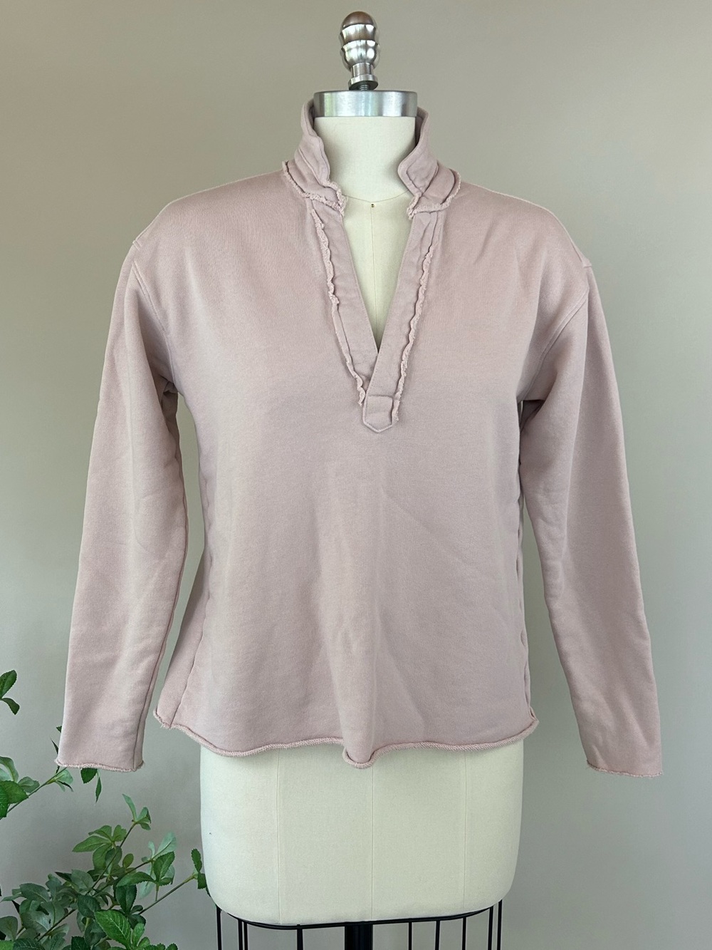 Frank & Eileen Patrick Popover Henley Sz XS